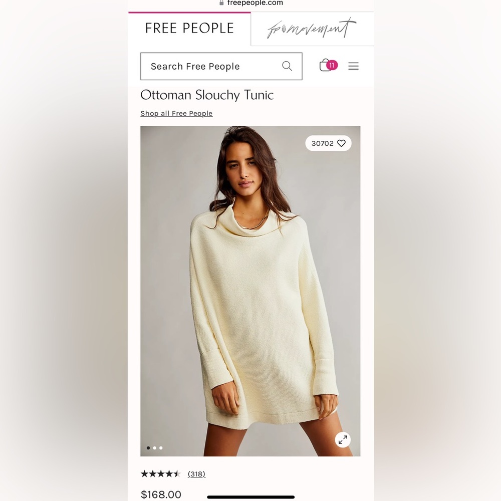 Free People Ottoman Slouchy Tunic